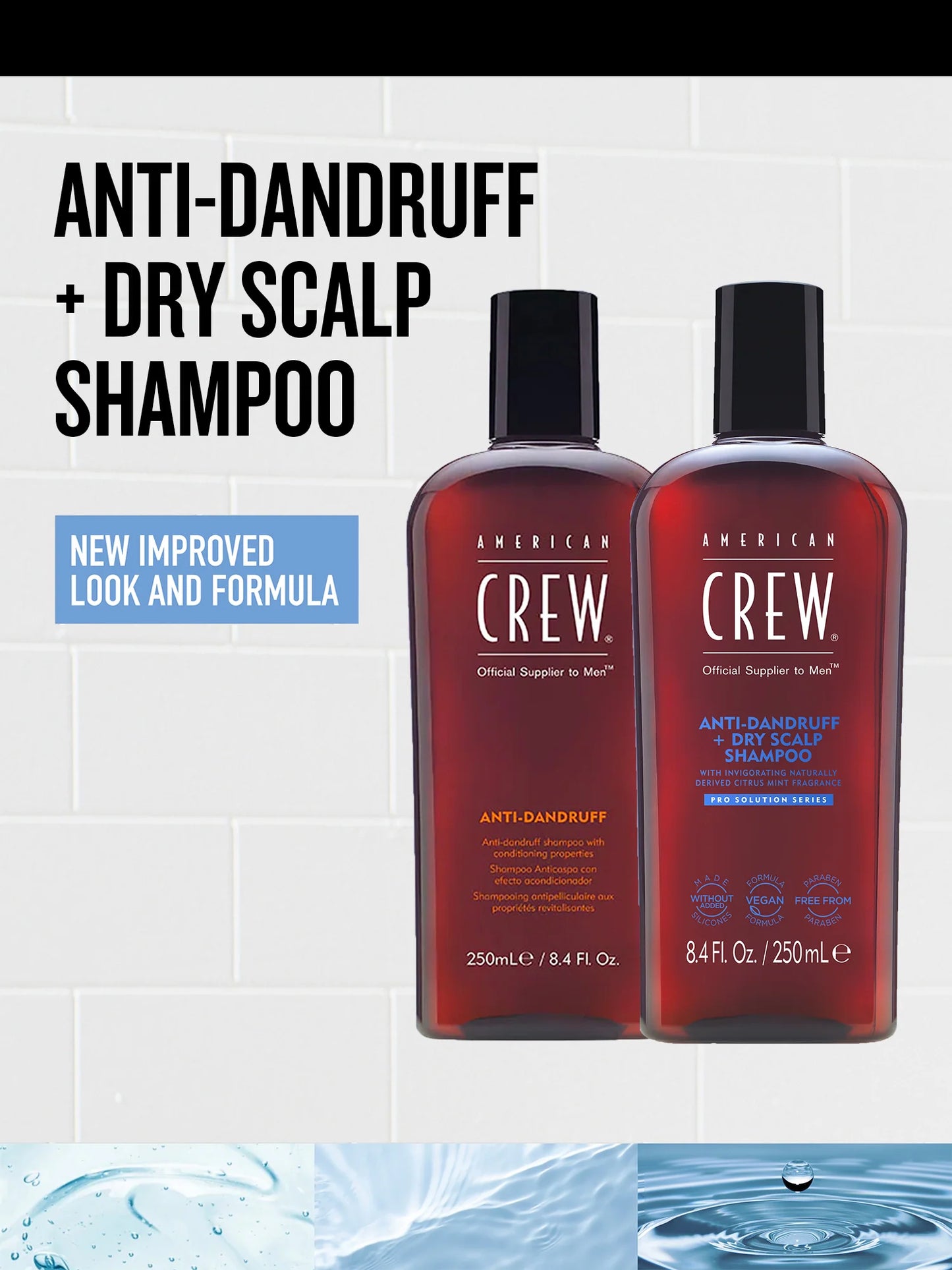America Crew Anti-Dandruff + Dry Scalp Shampoo