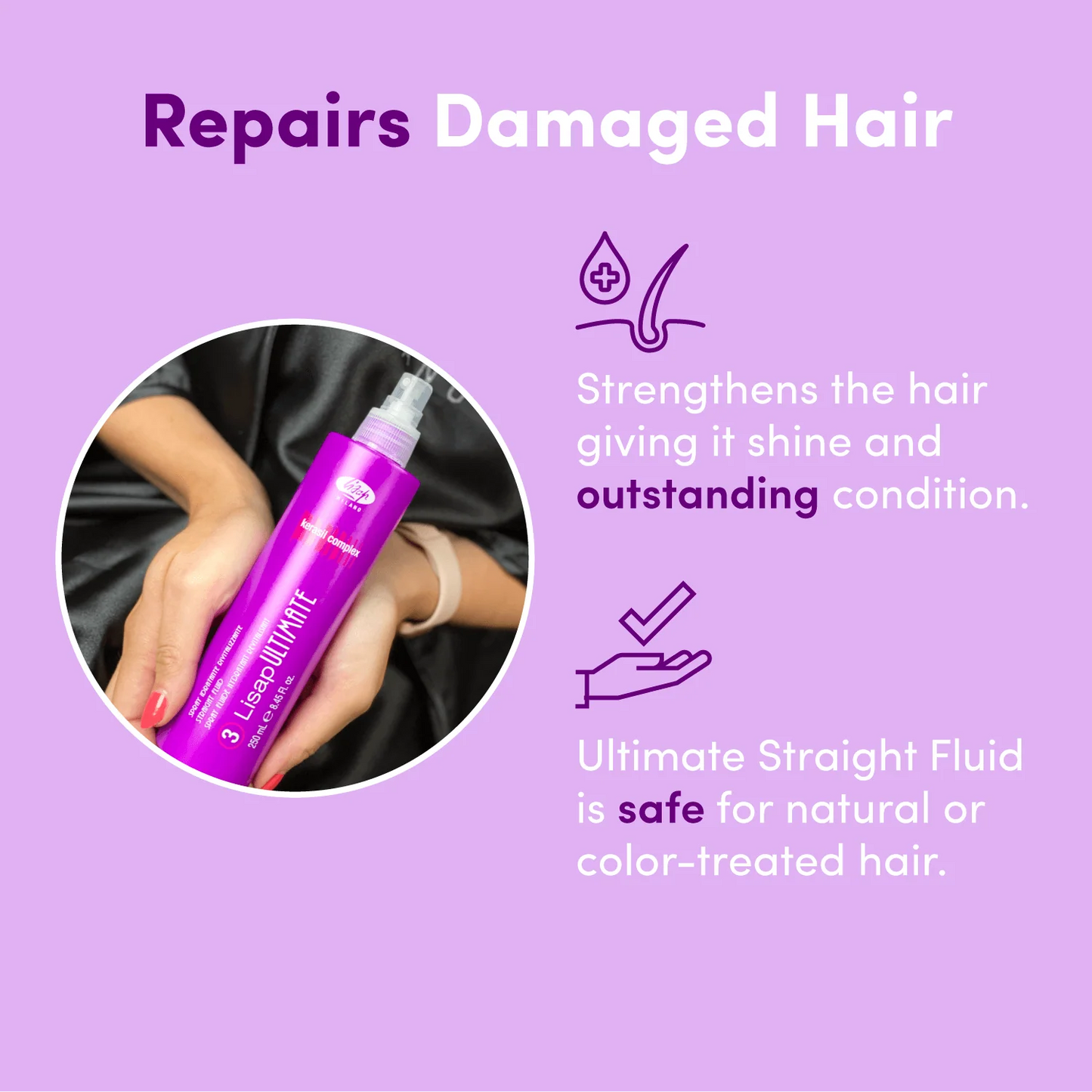 Lisap Milano Ultimate Straightening Straight Fluid