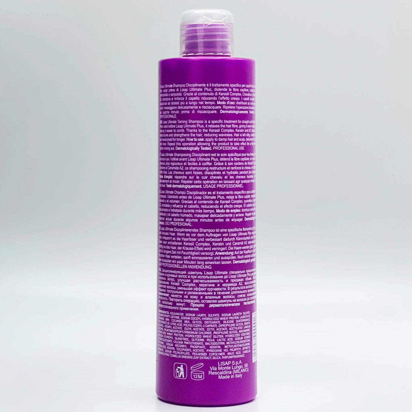 Lisap Milano Ultimate Straightening Taming Shampoo