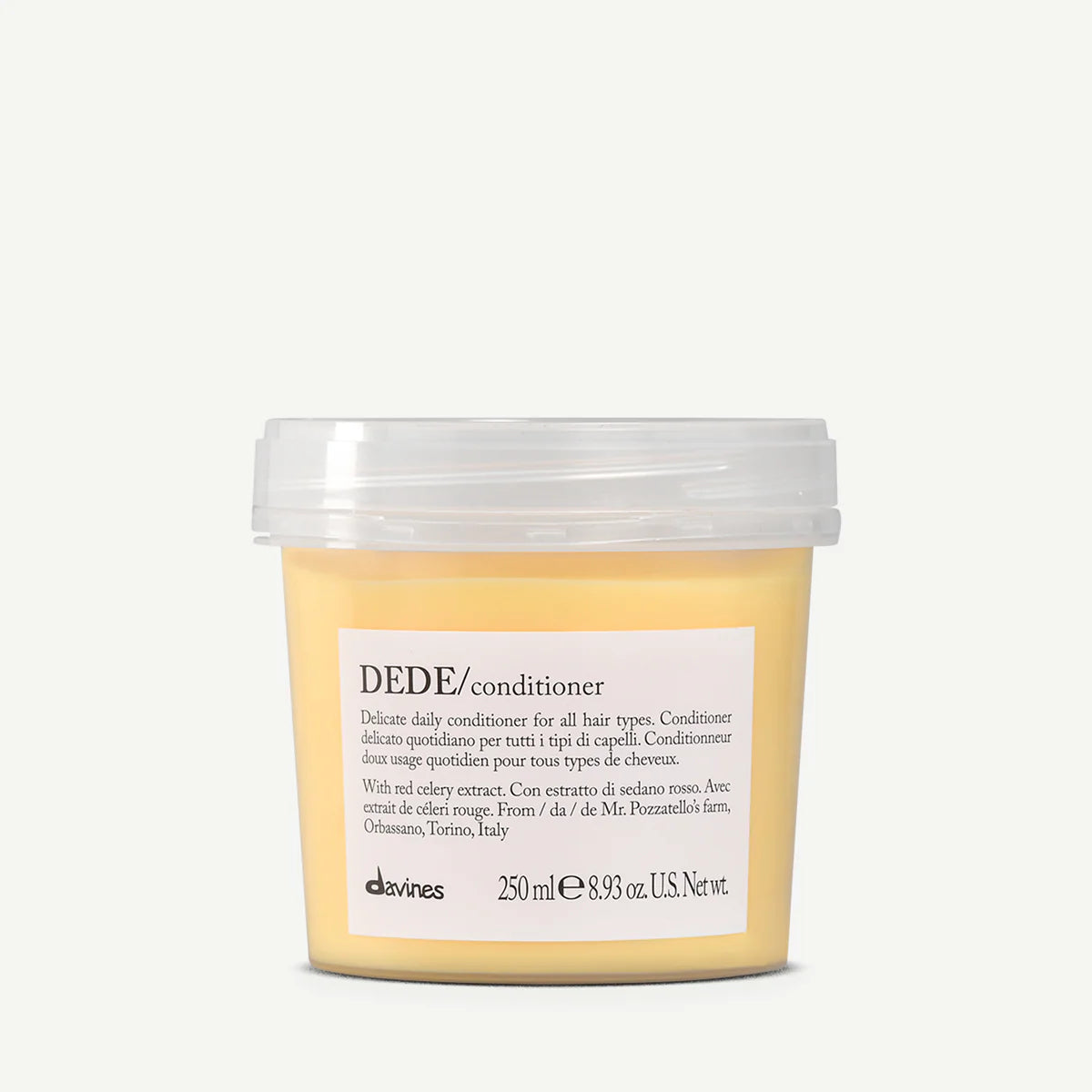 Davines DEDE delicate daily conditioner 250 ml jar for all hair types