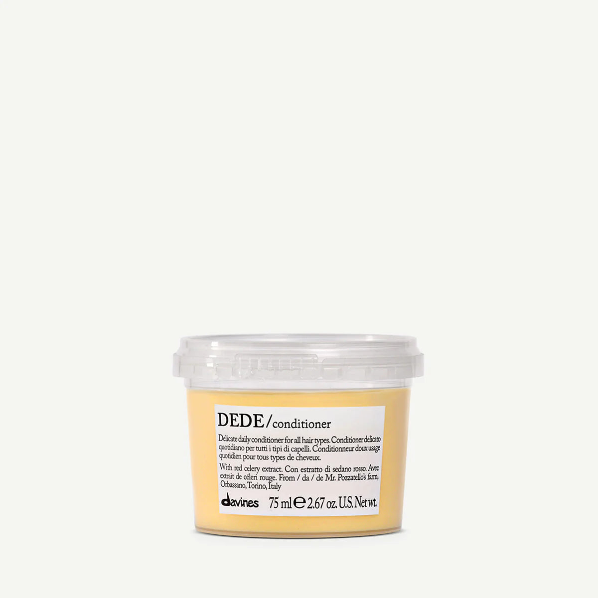 Davines DEDE delicate daily conditioner jar for all hair types
