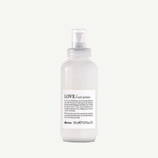 Davines LOVE curl hydrating blowdry prep milk for wavy or curly hair