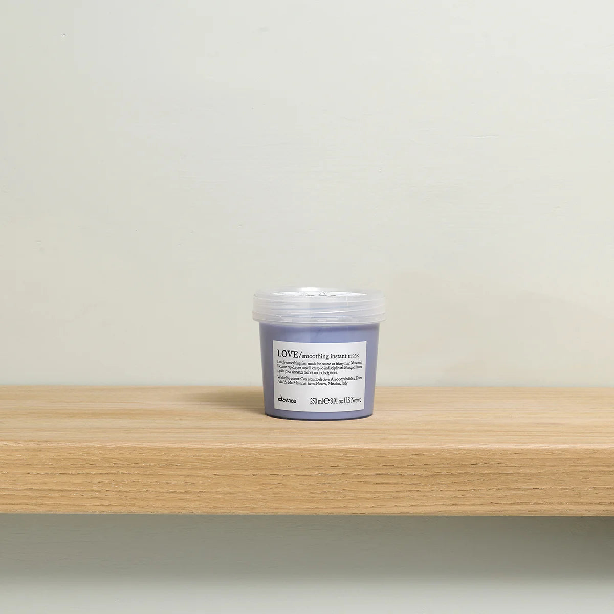 Davines LOVE smoothing instant mask jar for coarse or frizzy hair