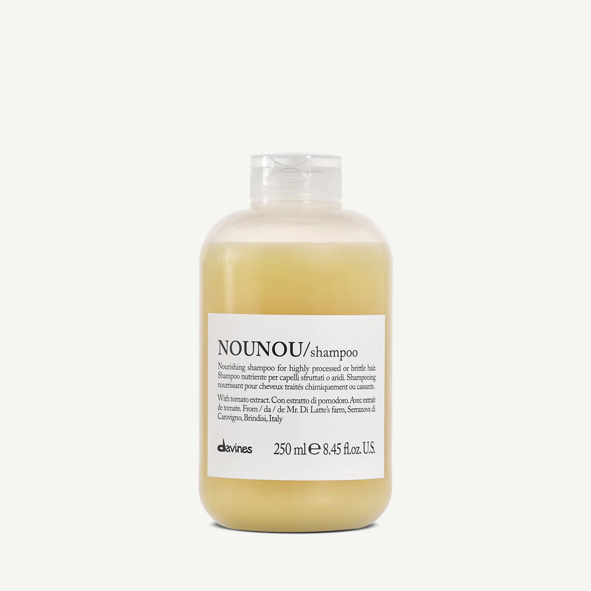 Davines NOUNOU nourishing shampoo for highly processed or brittle hair
