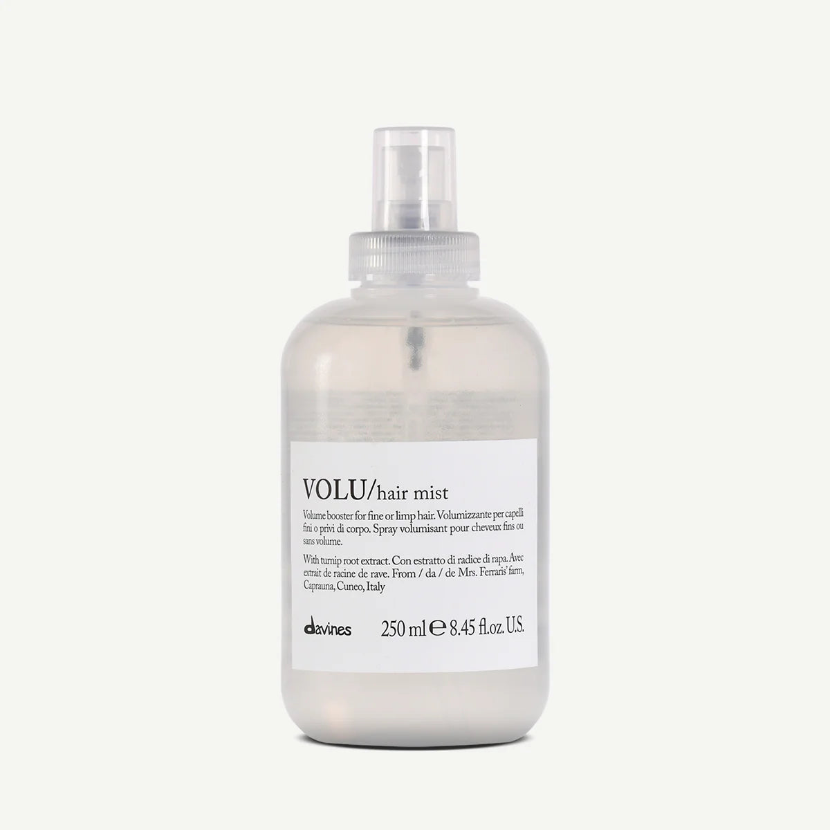Davines VOLU volume booster for fine or limp hair